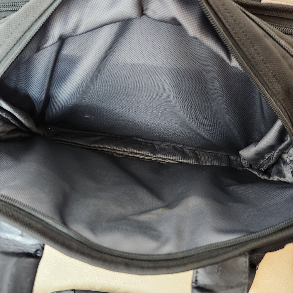 Tumi Expandable Briefcase Laptop Messenger Bag Black - Picture 8 of 16